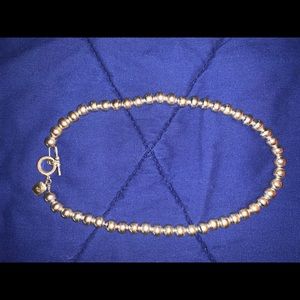 Ralph Lauren silver ball necklace